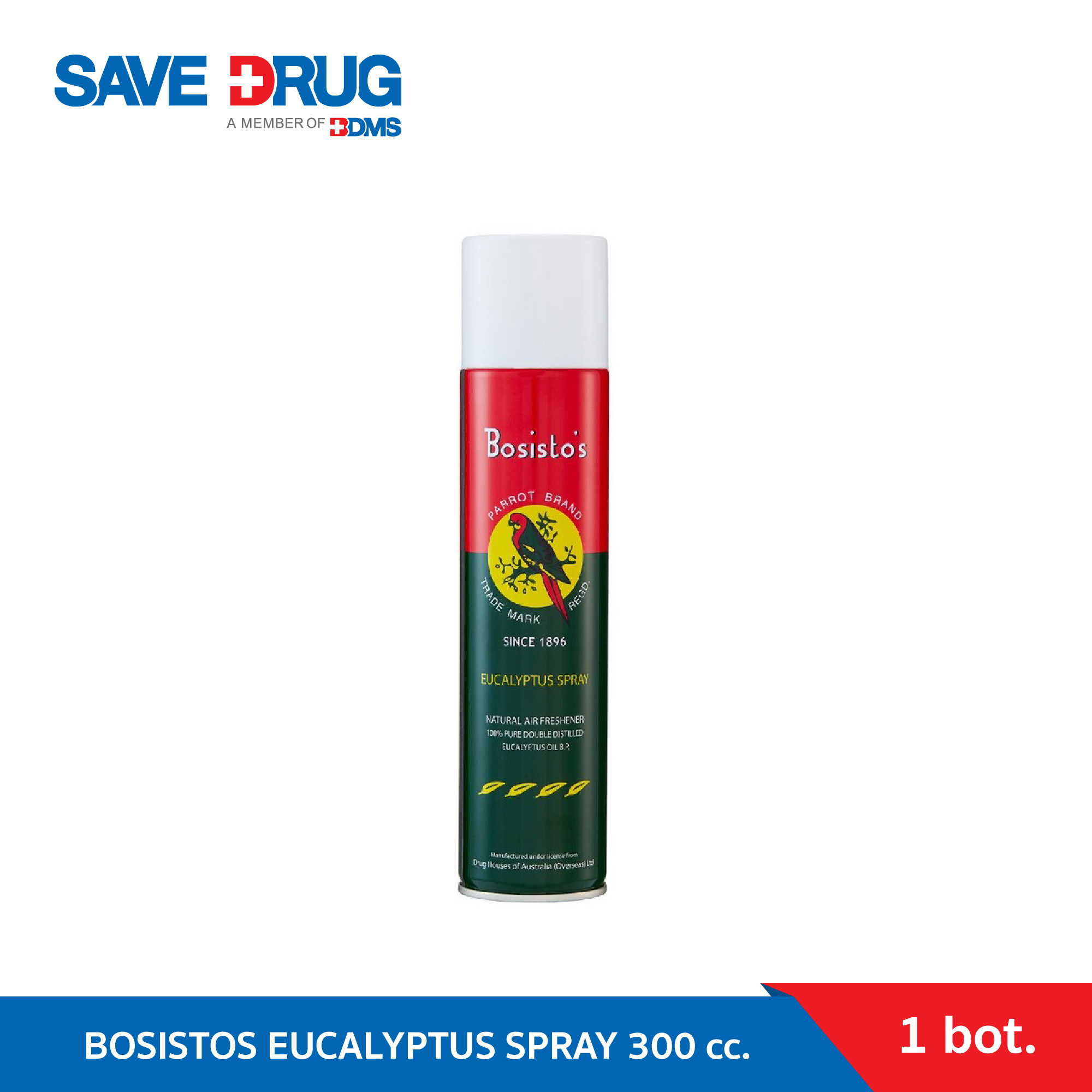 BOSISTOS EUCALYPTUS SPRAY 300 cc. กำจัดกลิ่นไม่พึงประสงค์ และลบคราบรอยเปื้อน สเปรย์ยูคาลิปตัส โบสิสโต ตรานกแก้ว สเปรย์จากธรรมชาติ มีกลิ่นหอม ราคา 226 บาท*ส่งฟรี