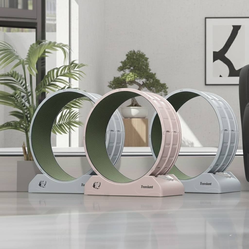 Boqi Factory Cat Running Treadmill, Oversized Cat Running Wheel, Cat Toys, Pet Running Treadmill Automatic Cat Toy, Running Wheel for Cats