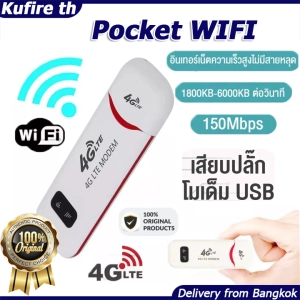 ภาพหน้าปกสินค้า(พร้อมส่ง) wifiพกพาแบบใส่ซิม pocket wifi 4g ใส่ซิม Aircard โมเด็ม Wifi 4G LTE 150Mbps USB ที่เกี่ยวข้อง