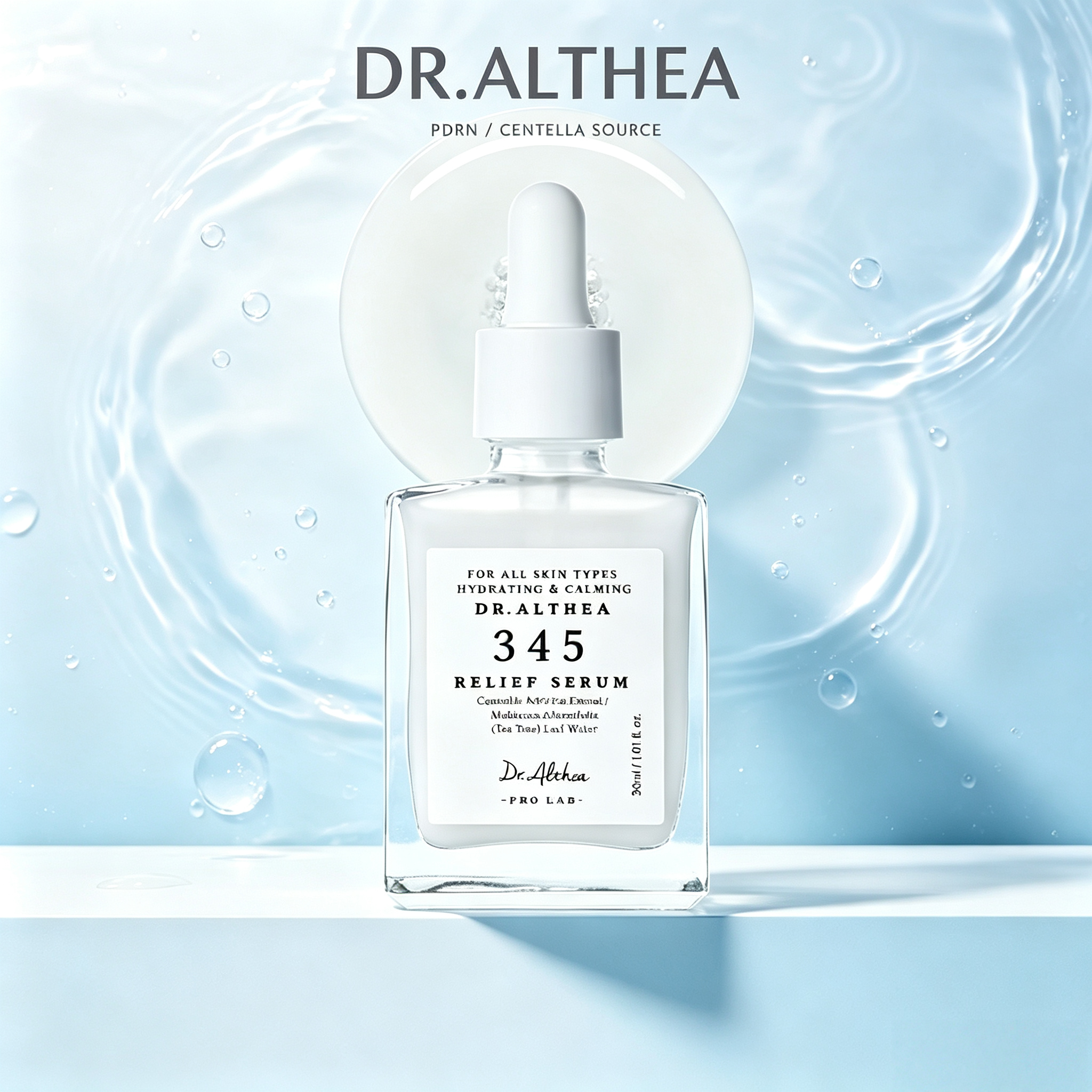 Dr.Althea 345 Relief Serum 30ml Serum for Acne-Prone Skin, Controls Oil, Improves Red Acne Marks. Contains Resveratrol and Niacinamide. Balances Oily Skin. Safe for Use on Acne-Prone Skin. ราคา 488 บาท*ส่งฟรี