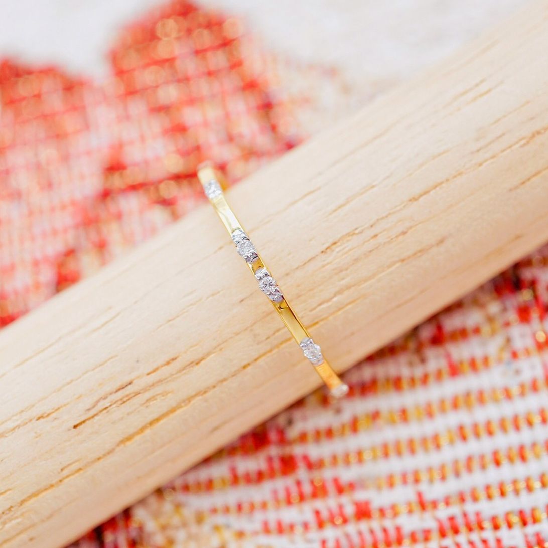 [Pcpy Jewelry] Genuine Diamond Ring 💎 Belgian Cut Diamond, 100% Water, 9K Gold (37.5% Gold Content), Available for Sale, Comes with a Warranty Card [9Kprb293] ราคา 4,390 บาท*ส่งฟรี
