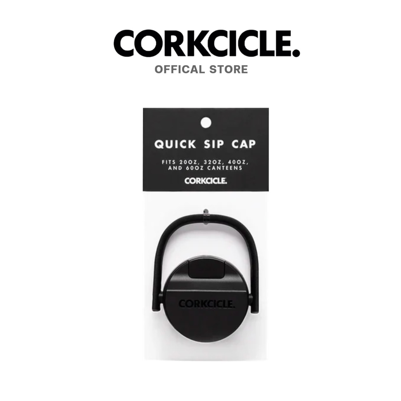 CORKCICLE : QUICK SIP LID BLACK 20OZ , 32OZ , 40OZ , 60OZ ราคา 628 บาท*ส่งฟรี