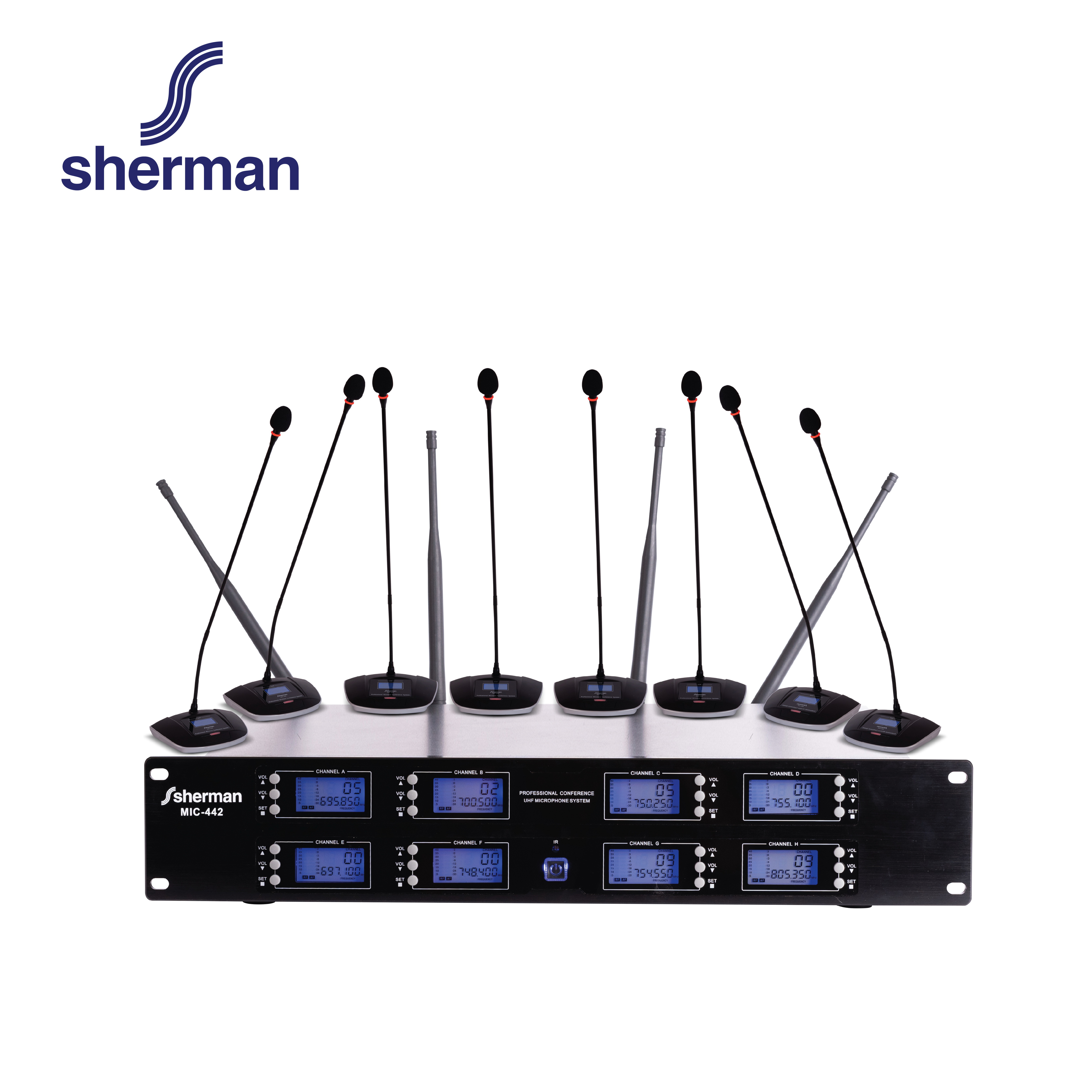 Sherman ชุดไมโครโฟนไร้สาย UHF รุ่น MIC-442 ราคา 24,900 บาท*ส่งฟรี