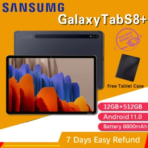 ภาพหน้าปกสินค้า(แท็บเล็ต+เคสป้องกัน) Sansumg Galaxy Tab S8+ Wifi 12/512GB 11.0 นิ้ว ราคา ถูกๆ แท็บเล็ต ของแท้ WiFi แท็บเล็ต Full HD แท็บเล็ตราคาถูก เสียงคุณภาพสูง รับประกันสินค้า แท็บเล็ตถูกๆ แทบเล็ตของแท้ จัดส่งฟรี รองรับภาษาไทย ที่เกี่ยวข้อง