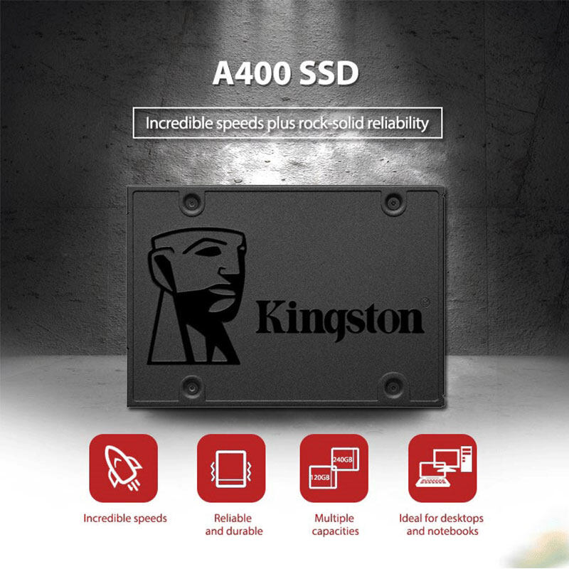 เกี่ยวกับ 【มีสินค้า】Kingston SSD โซลิดสเตทไดรฟ์/SSD A400 SATA 3.0 2.5inch-120GB/240GB/480GB/960GB ฮาร์ดไดรฟ์ภายใน