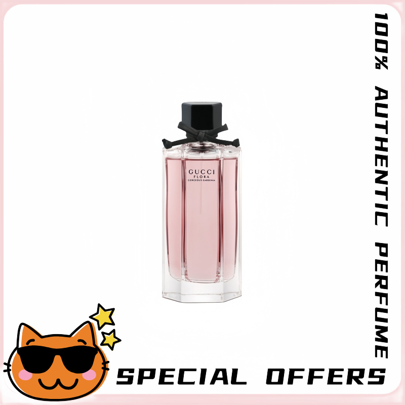 100% AUTHENTIC Gucci Flora Gorgeous Gardenia + Eau De Parfum +100ML ราคา 2,850 บาท*ส่งฟรี