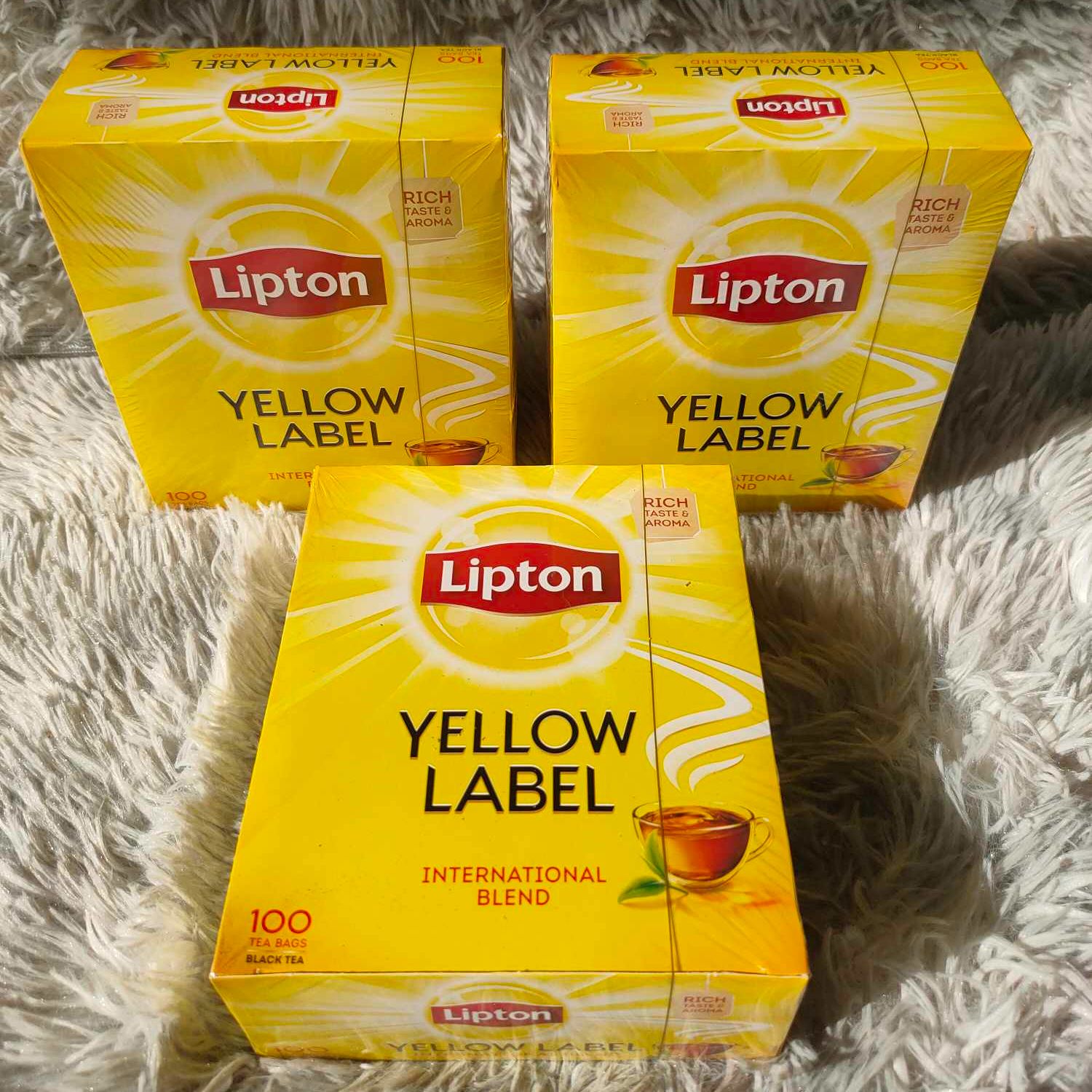 ชาลิปตัน 100 ซอง Lipton 100 pcs.(2กรัม/ซอง) ราคา 169 บาท*ส่งฟรี