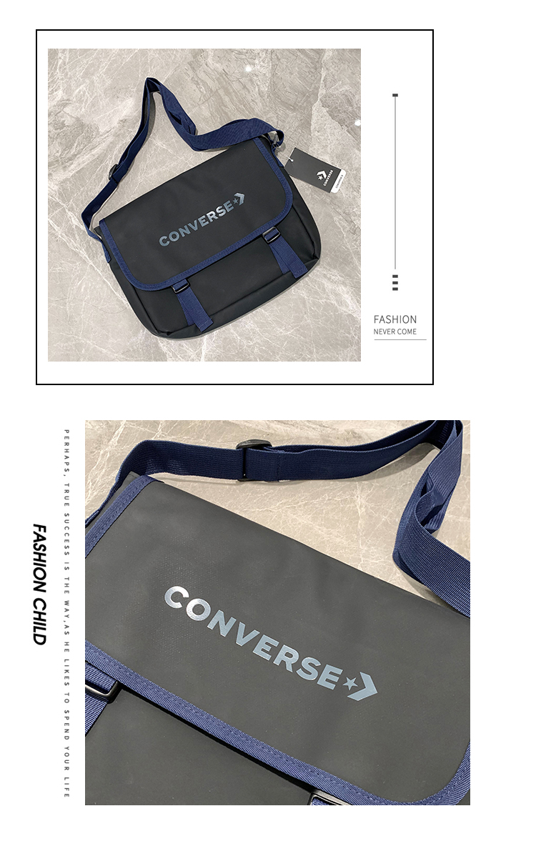 มุมมองเพิ่มเติมเกี่ยวกับ [ Converse  ] ใบใหญ่ Converse กระเป๋าสะพายข้าง Bashful Messenger Bag รุ่น 1269 (2สี)