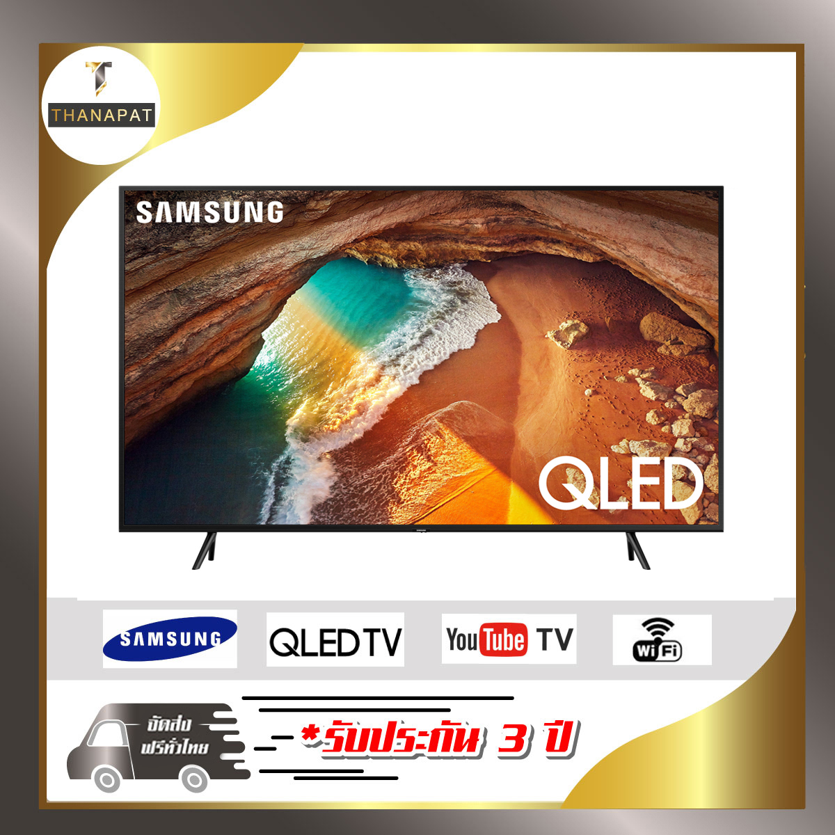 SAMSUNG  Smart TV 4K QLED 49Q60RAKXXT ปี 2019