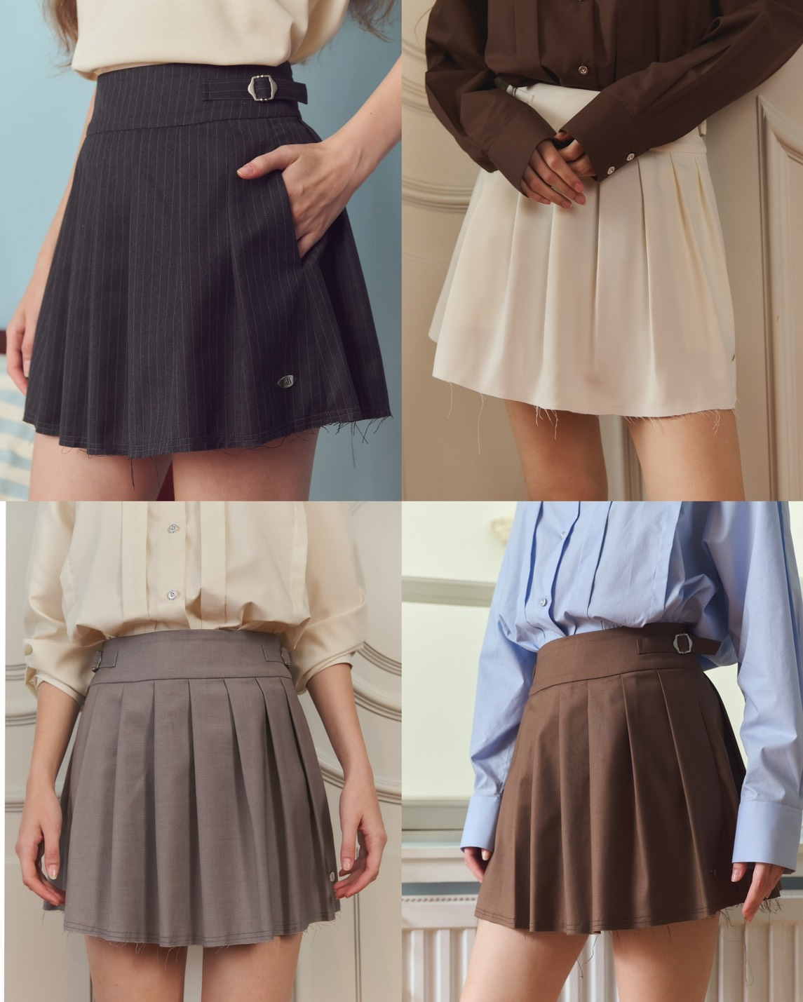 Before Sunset - Cheddar Pleated Skirt | กระโปรงพลีท มีอะไหล่ปรับขนาดเอวได้ ราคา 1,344 บาท*ส่งฟรี