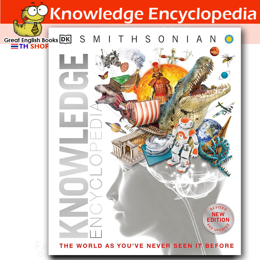 หนังสือและเครื่องดนตรี (In Stock) พร้อมส่ง *ลิขสิทธิ์แท้ original Knowledge Encyclopedia (Updated and Enlarged Edition): The World as You've Never Seen It Before (DK Knowledge Encyclopedias) Hardcover