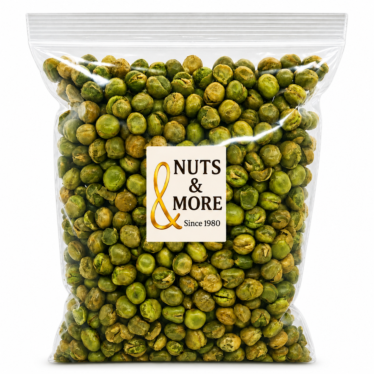 Crispy Roasted Peas 500 Grams Ready to eat nuts grains ราคา 79 บาท*ส่งฟรี