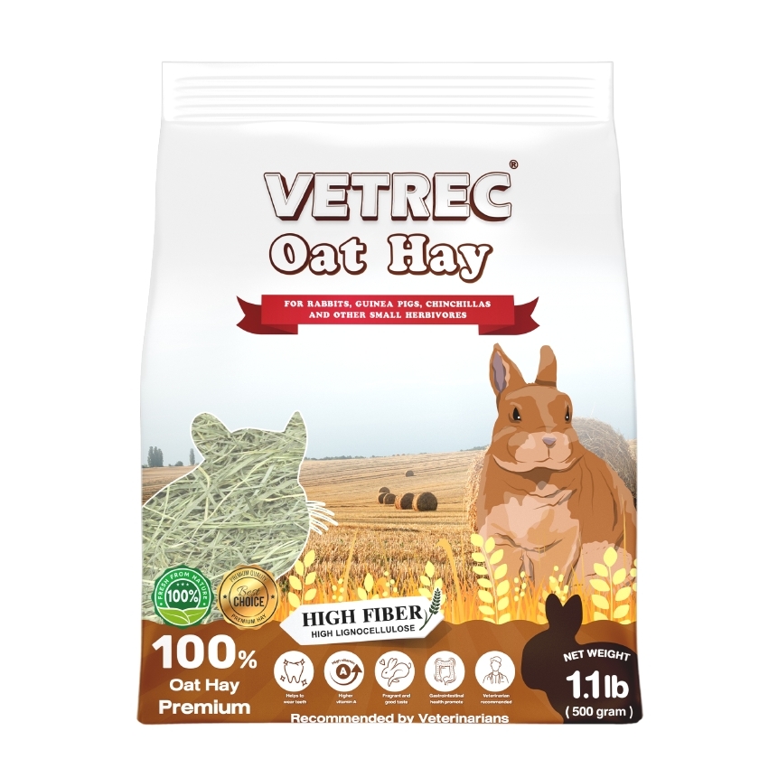 OAT HAY หญ้าโอ๊ตเกรดพรีเมี่ยม 500 กรัม ราคา 145 บาท*ส่งฟรี