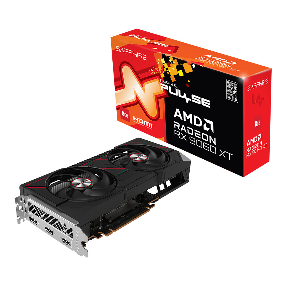 Vga (Graphics Card) Sapphire Pulse Amd Radeon Rx 9060 Xt 8Gb - 8Gb Gddr6 ราคา 13,200 บาท*ส่งฟรี