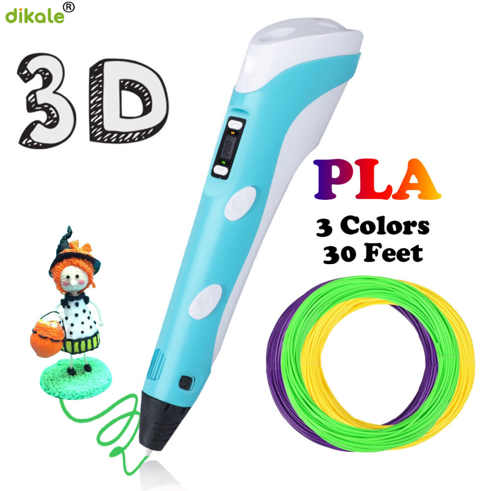 【ส่งจากกรุงเทพ】ปากกาเครื่องพิมพ์ 3 มิติ 3D Printer Pens 3D printing Pen Three D Printer Pen For Drawing With Plastic PLA/ABS Filament Creativity Gift Original Gifts 3d print pen drawing 3 มิติ