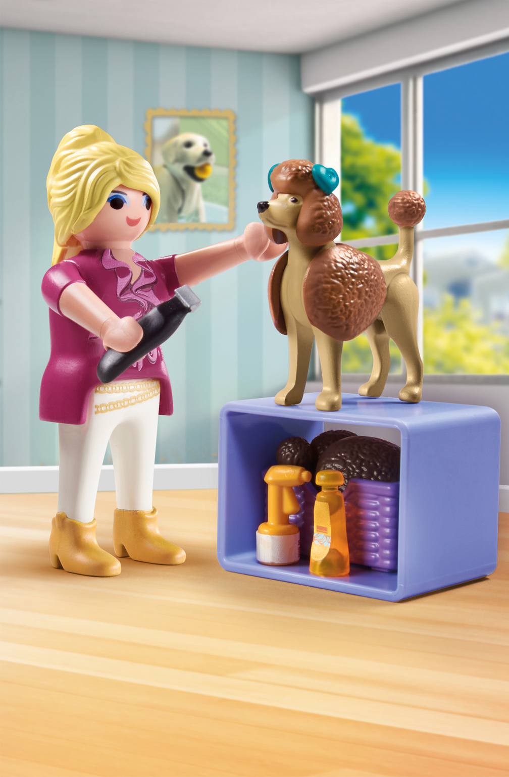 Playmobil 71747 Pet grooming Dog Groomer เพ็ทกรูมมิ่ง ช่างตัดขนสุนัข ราคา 550 บาท*ส่งฟรี