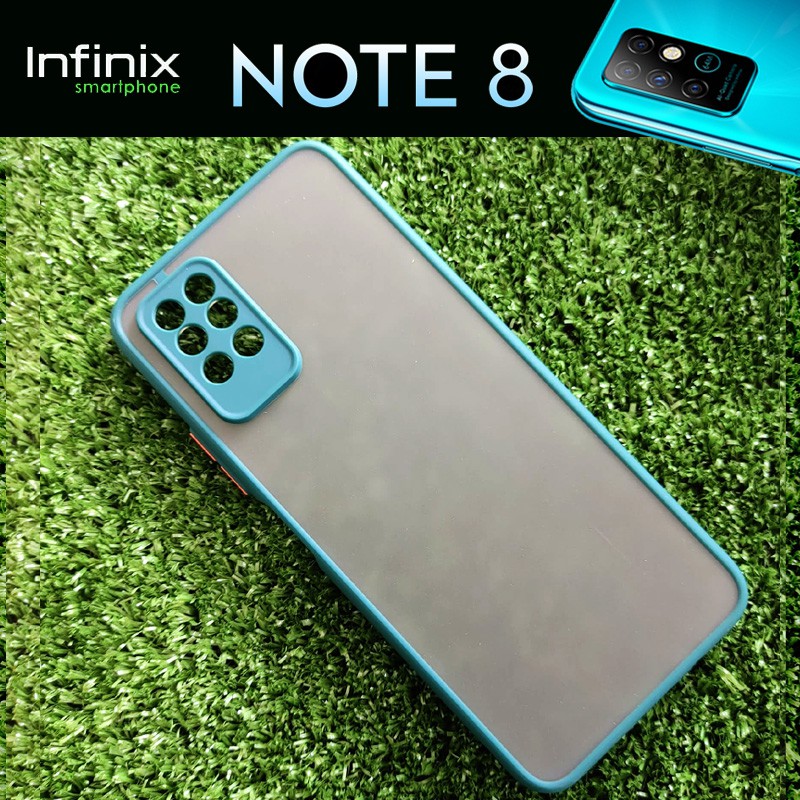 เคส ขอบนิ่ม ปกป้องกล้อง (คละสี) สำหรับ Infinix Note 8