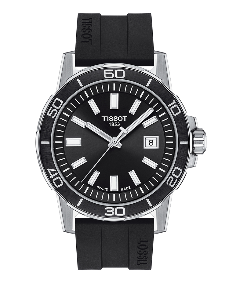 Tissot Supersport Gent ทิสโซต์ ซุปเปอร์สปอร์ต สีดำ T1256101705100 นาฬิกาผู้ชาย ราคา 13,300 บาท*ส่งฟรี