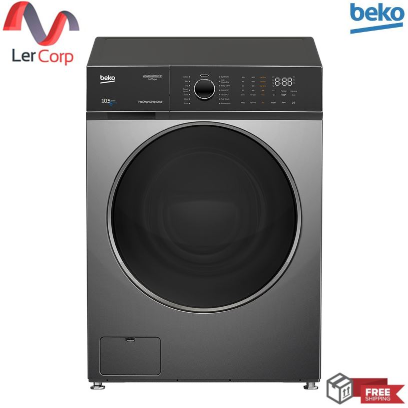 (Beko) เครื่องซักและอบผ้าแบบอิสระ (10.5 กก. - 6 กก., 1,400 รอบ) WDW 106141 DWMP1 ราคา 31,990 บาท*ส่งฟรี