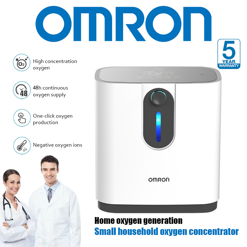 ผลิตภัณฑ์เพื่อสุขภาพ Omron เครื่องผลิตออกซิเจนแบบพกพา เครื่องกำเนิดออกซิเจนปรับระดับได้ตั้งแต่ 1 ถึง 7 ลิตร สำหรับใช้ที่บ้านหรือระหว่างเดินทาง สำหรับผู้ป่วยและผู้สูงอายุ ราคา 6,029 บาท*ส่งฟรี