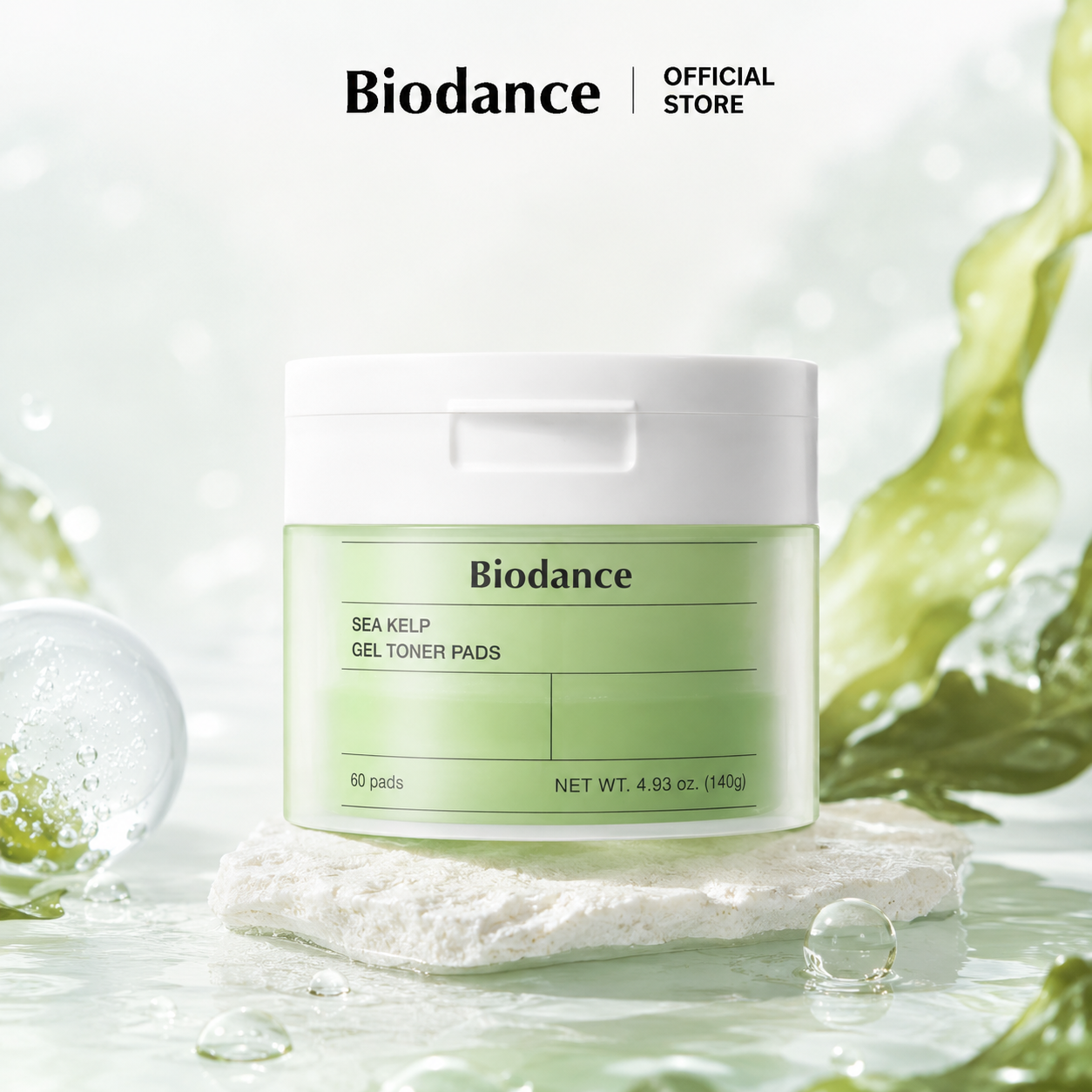 Biodance Sea Kelp Gel Toner Pads 140g (60 Pads) ราคา 589 บาท*ส่งฟรี