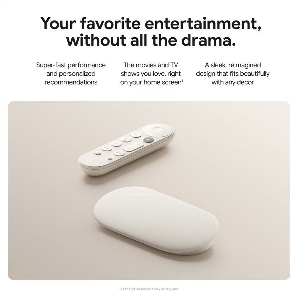 Google TV Streamer 4K ราคา 5,590 บาท*ส่งฟรี