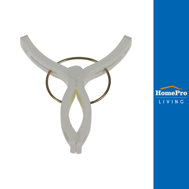 HomePro กิ๊บหนีบผ้านวมพิเศษ สีขาว แพ็ค12ชิ้น แบรนด์ PIONEER ราคา 55 บาท*ส่งฟรี