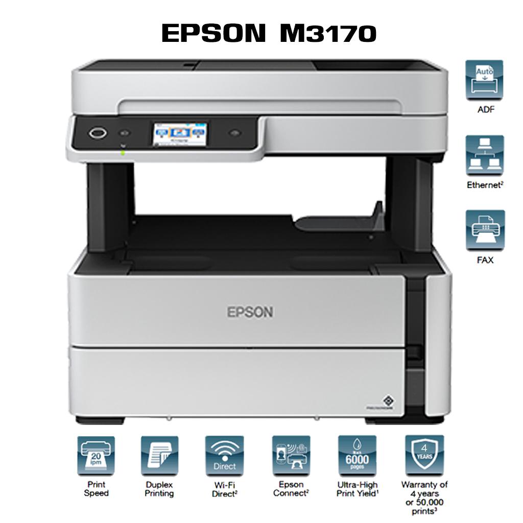 พริ้นเตอร์  EPSON M3170 MONO INKJET ALL-IN-ONE