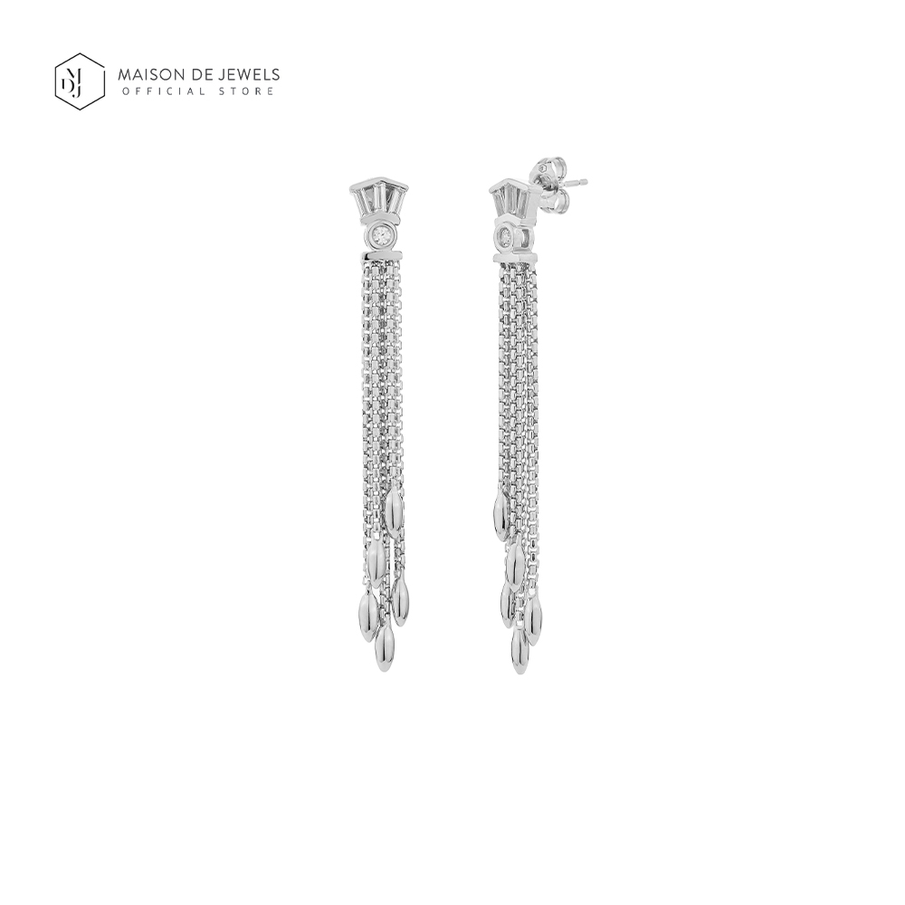 Maison de Jewels Dripping Confetti Earring ต่างหูเงิน อินเทรนด์ ต่างหูออกงาน โรสโกลด์ ทอง ราคา 3,728 บาท*ส่งฟรี
