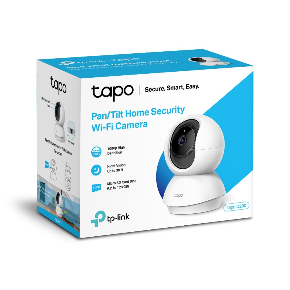 มุมมองเพิ่มเติมเกี่ยวกับ กล้องวงจรปิด TP-LINK TAPO IP Camera 360 C200 (ของแท้)By Jaymart