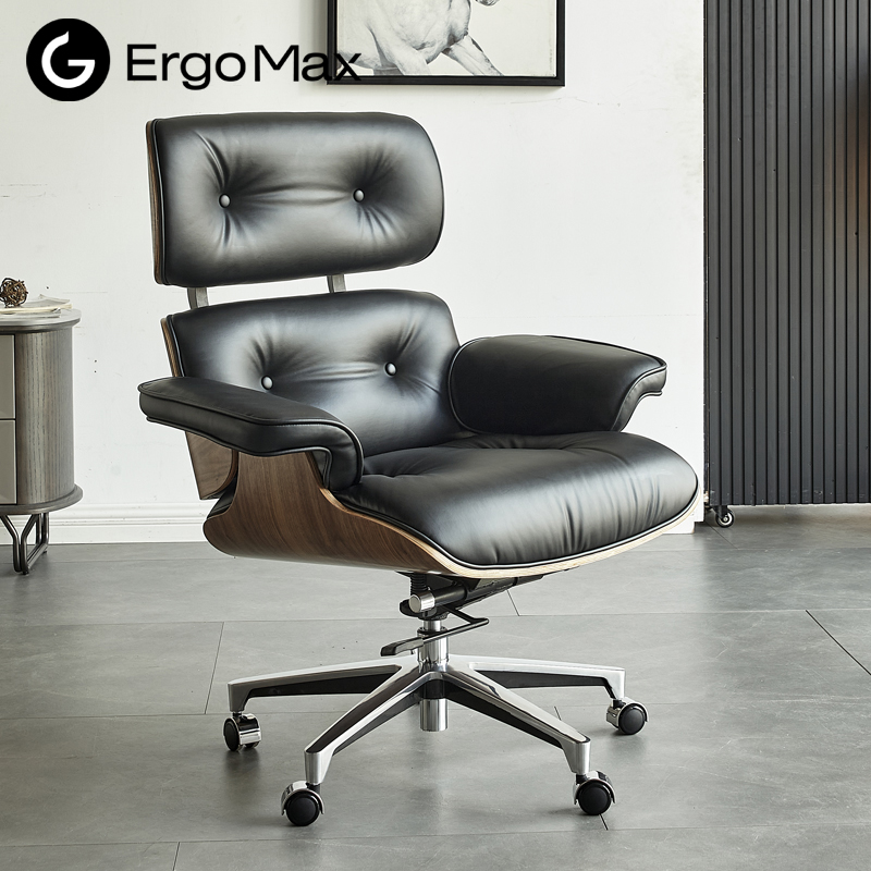 Ergomax E7 ergonomic chair CEO Chair Boss Chair Lounge Chair Genuine Leather office chair ราคา 29,608 บาท*ส่งฟรี