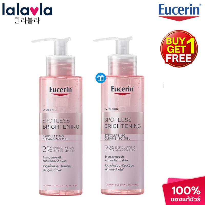 รูปสินค้า [Buy 1 Get 1 Free] Eucerin Spotless Brightening Exfoliating Foaming Gel 400 ml Cleansing Gel for a Radiant Complexion.