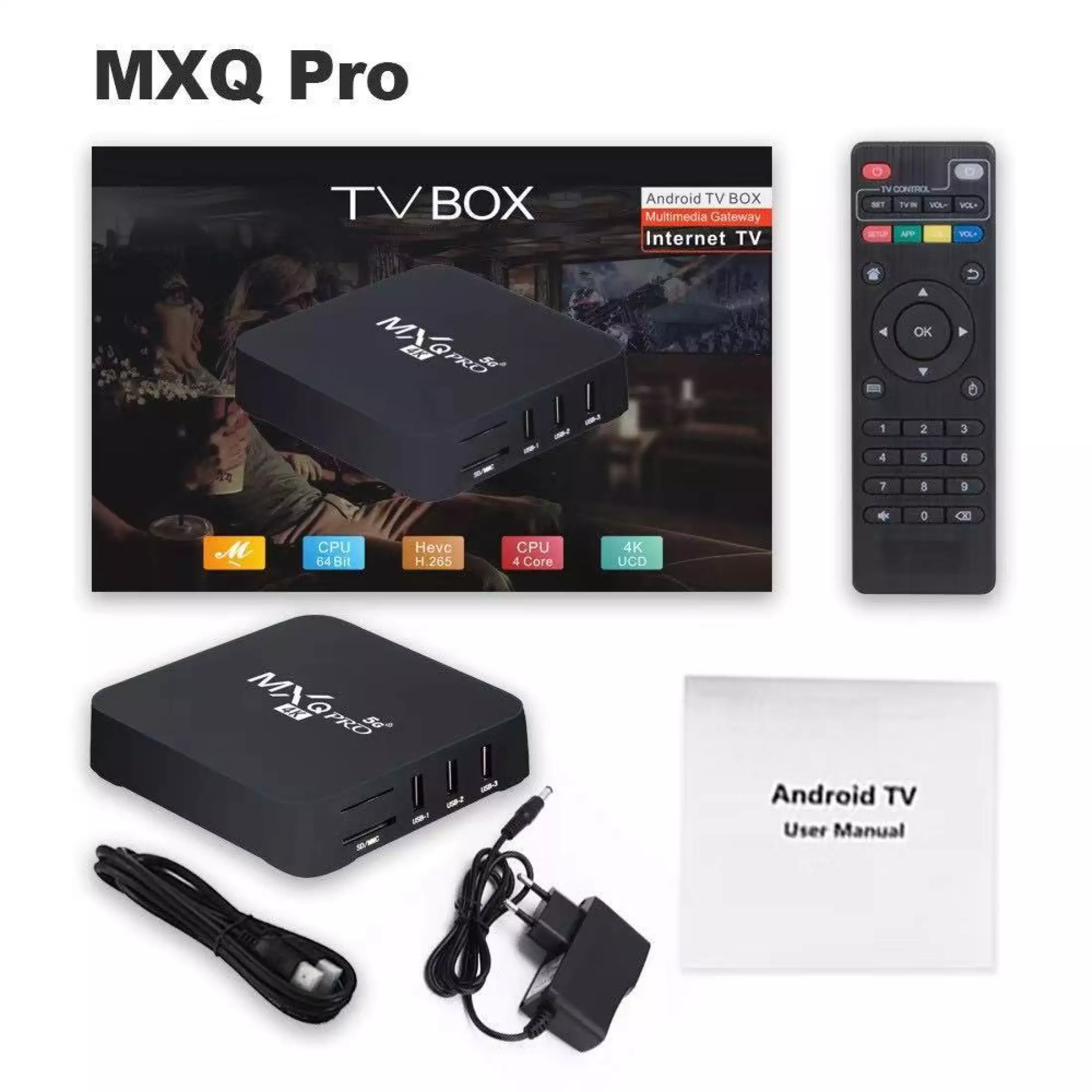 รายละเอียดเพิ่มเติมเกี่ยวกับ กล่องแอนดรอยด์ TV Box MXQ Pro Smart Box Android 11 Quad Core 64bit 1GB/8GBกล่องแอนดรอยน์ สมาร์ท ทีวี เปลี่ยนทีวีธรรมดาให้เป็นสมาร์ททีวี
