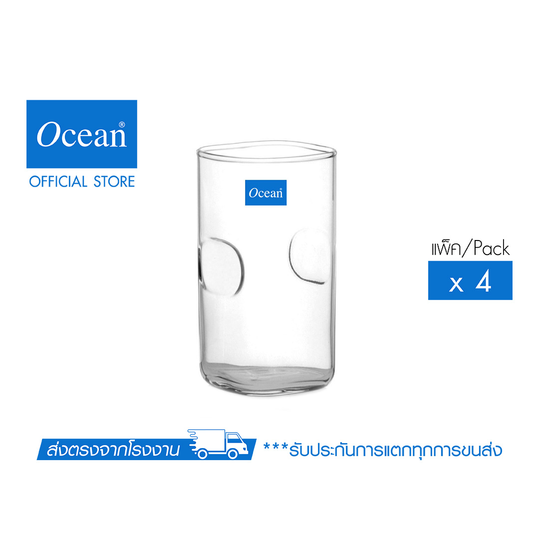 OCEAN แก้วน้ำ UNITY HI BALL 290 ml (Pack of 4 pieces) ราคา 108 บาท*ส่งฟรี