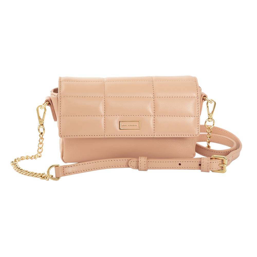 Louis Fontaine กระเป๋าสะพาย Cross Body รุ่น BIBBLE - สีชมพู ราคา 2,650 บาท*ส่งฟรี