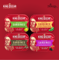 KING OSCAR ปลาซาร์ดีนในน้ำมันมะกอก ขนาด 106 กรัม จากนอร์เวย์