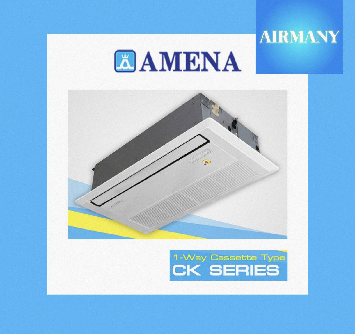 One-Way Ceiling Air Conditioner, Amena Model Ck, Size 13000-60000 Btu, Carey Air Conditioner, Air Conditioner Ready for Installation. Air Conditioner Only for the Unit ราคา 25,218 บาท*ส่งฟรี