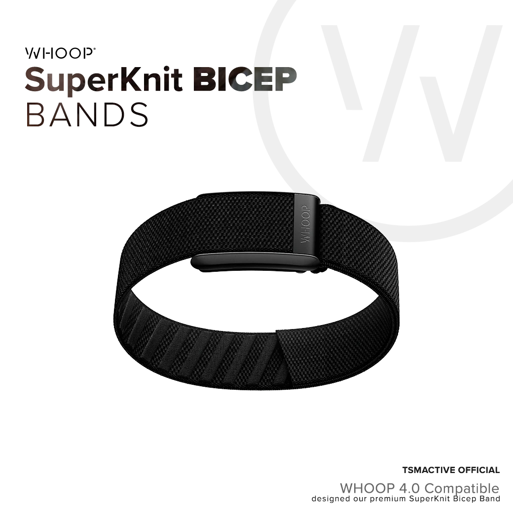 WHOOP Superknit Bicep Band, Versatile, Comfortable, and Adjustable, 4.0 Compatible, Wearable Health, Fitness & Activity Tracker ราคา 3,490 บาท*ส่งฟรี
