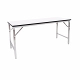 โต๊ะอเนกประสงค์ขาพับ โครงขาโครเมี่ยม ขนาด 150 x 75 ราคา 1,760 บาท*ส่งฟรี