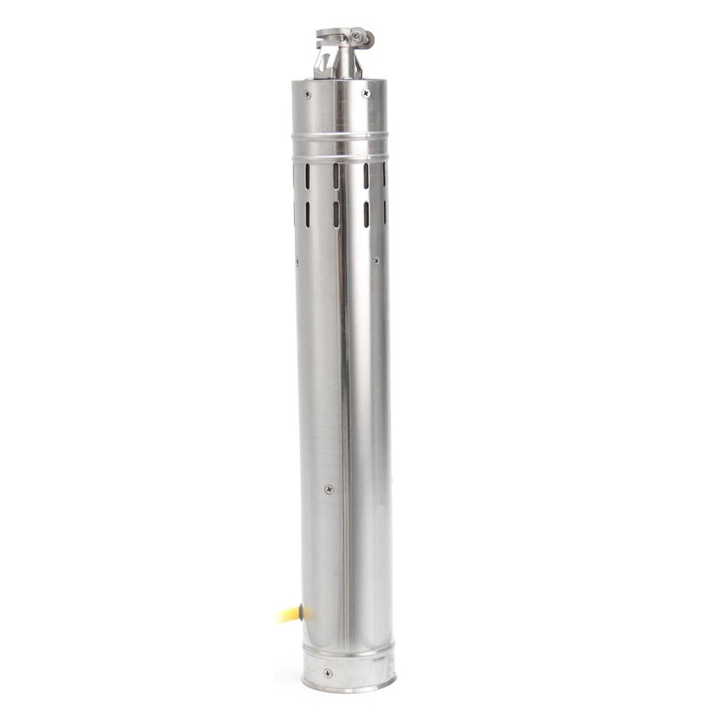 2m3/H Solar Powered Brushless สกรู Submersible 100FT Deep Water Well ปั๊ม + สายเคเบิล - INTL 2m3/H Solar Powered Brushless สกรู Submersible 100FT Deep Water Well ปั๊ม + สายเคเบิล - INTL