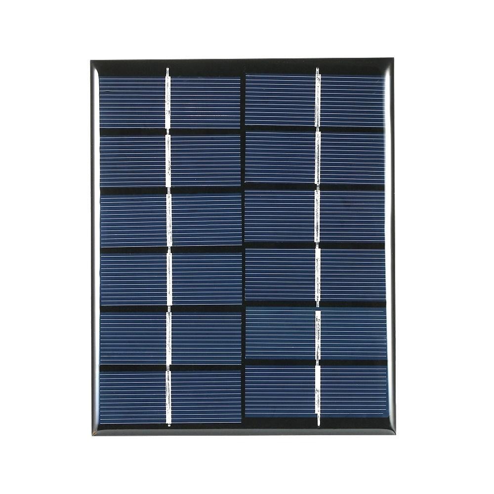 2 วัตต์ 6 โวลต์ซิลิคอนโพลีคริสตัลไลน์แผงโซล่า SOLAR CELL สำหรับ DIY Power Charger 110*136 มิลลิเมตร - INTL