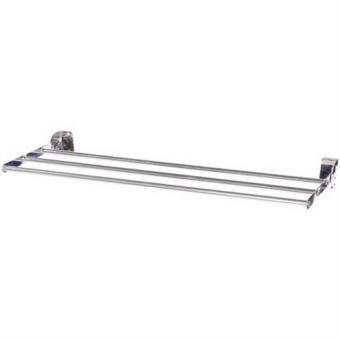 ราวติดผนัง สเตนเลส พับได้ 3เส้น 80cm PLIM