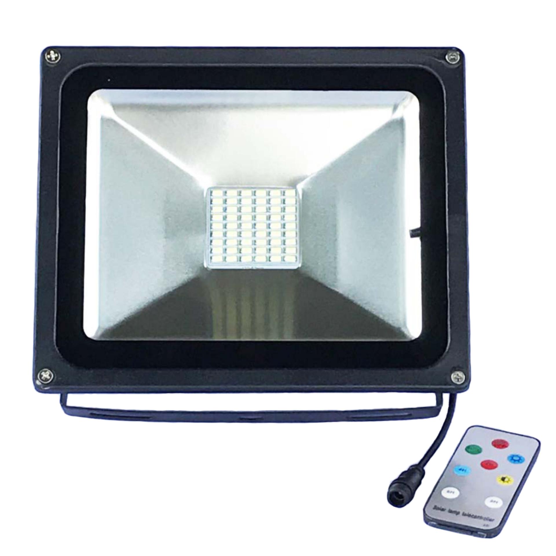 ชุดโซล่าเซลล์ ไฟสปอตไลท์ พลังงานแสงอาทิตย์ 30 Watt