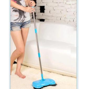 ไม้กวาดอัจฉริยะ 360degree Rotating Hand-push Type Dust Mop FloorSweeper(Blue) June 2018 - 2 ไม้กวาดอัจฉริยะ 360degree Rotating Hand-push Type Dust Mop FloorSweeper(Blue) - 2