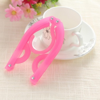 5pcs Foldable clothes drying rack Foldable hanger Plastic Hanger - intl