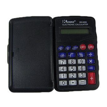 เครื่องคิดเลข แบบพกพา 8 หลัก Kenko KK 328A  สีดำ 