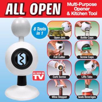 All Open อุปกรณ์ช่วยเปิดขวด ที่เปิดขวดอเนกประสงค์ 8 in1 All Open อุปกรณ์ช่วยเปิดขวด ที่เปิดขวดอเนกประสงค์ 8 in1