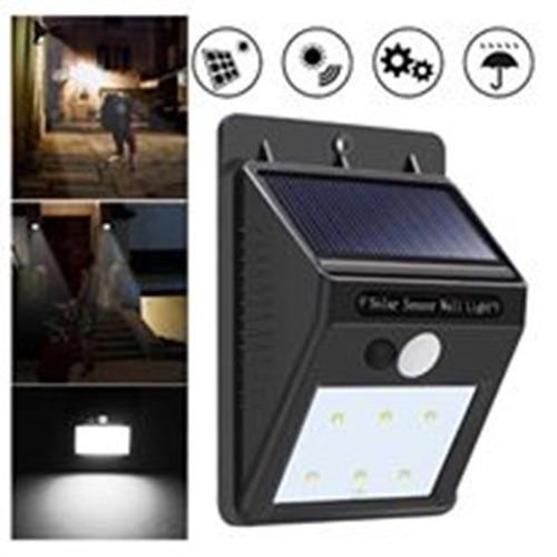 Banzai - โคมไฟโซล่าเซลแบบติตตั้งผนัง พลังงานแสงอาทิตย์(รุ่นกันน้ำ) Motion Sensor Solar Power Light Outdoor Garden Wall Lamp Waterproof  