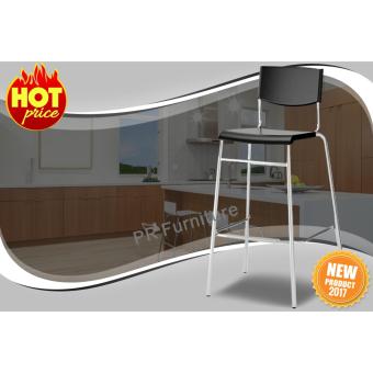 Bar stool เก้าอี้ เก้าอี้สูง เก้าอี้บาร์สูง เก้าอี้บาร์มีพนักเก้าอี้บาร์ เก้าอี้บาร์แบบมีพนัก สูง 74cm รุ่น STIG (สีดำ) Bar stool เก้าอี้ เก้าอี้สูง เก้าอี้บาร์สูง เก้าอี้บาร์มีพนักเก้าอี้บาร์ เก้าอี้บาร์แบบมีพนัก สูง 74cm รุ่น STIG (สีดำ)