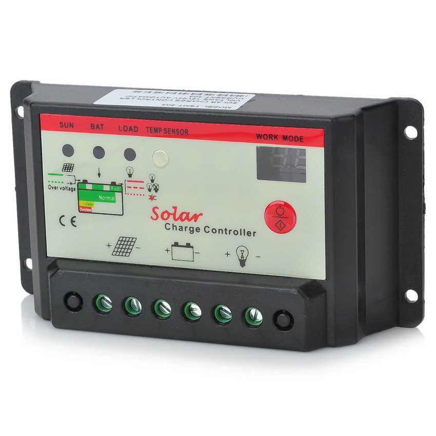 BB เครื่องควบคุมการชาร์จแบตเตอรี่ สำหรับโซล่าร์เซลล์ 10A Solar Charge Controller